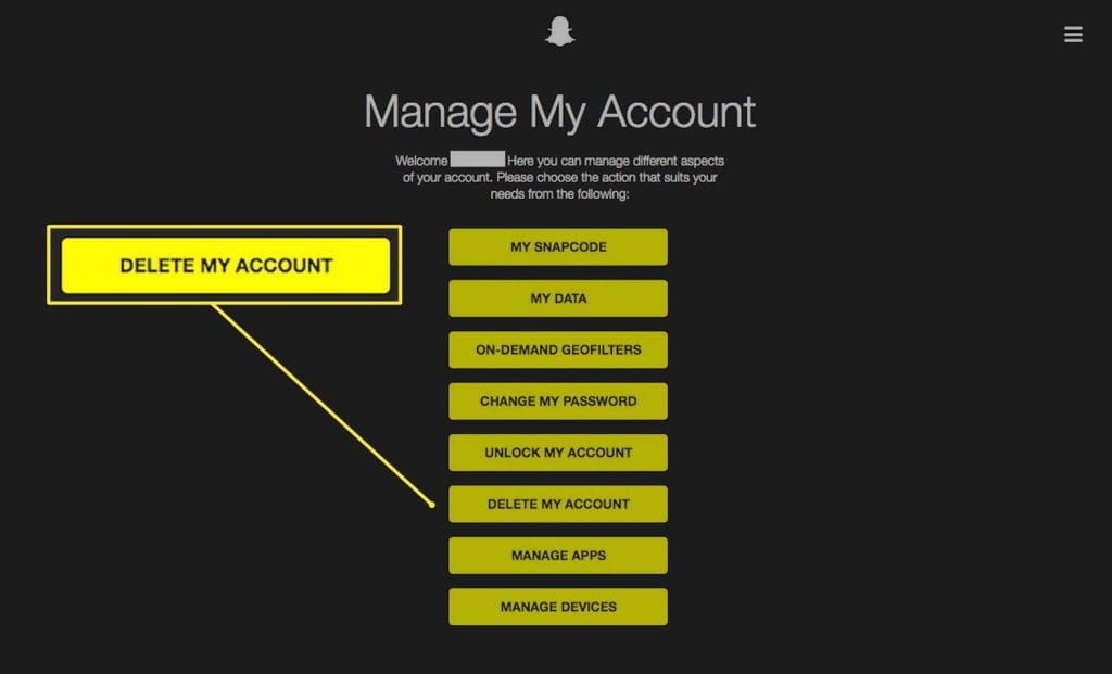 How to deactivate or delete your Snapchat account