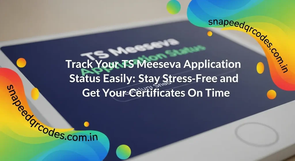 Track Your TS Meeseva Application Status Easily: Stay Stress-Free and Get Your Certificates On Time