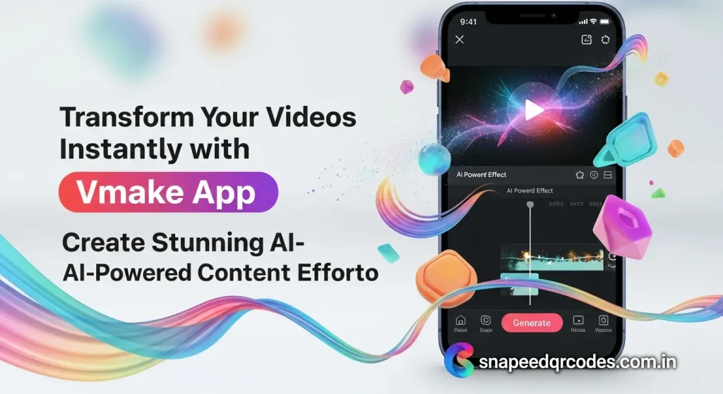Transform Your Videos Instantly with Vmake App: Create Stunning AI-Powered Content Effortlessly